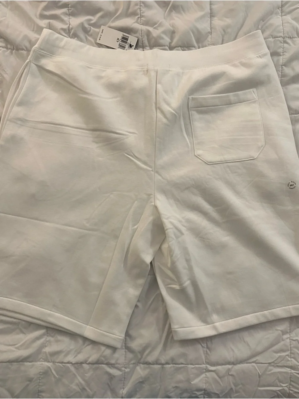 Polo Ralph Lauren Fleece Shorts - White - NEW - Men’s 2XL - Tall - Picture 5 of 5